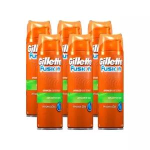 질레트 퓨전 하이드라 젤 센서티브 195g x 6개