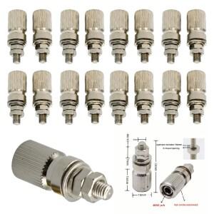 은합금 바인딩 포스트 M5X33mm 접지 단자 4MM 바나나 와이어 포함