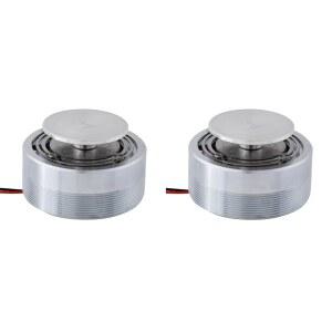 YDuupxe 2PCS 250MM 2인치 전 주파수 공진 스피커 진동 강력 베이스 라우드스피커 미니 사이즈 음악 플레이어 변환기 컴퓨터 노트북 MP3 MP4 CD 휴대폰용