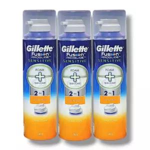 질레트 퓨전 프로글라이드 센서티브 액티브 2in1 스포츠 폼 245g x 3개