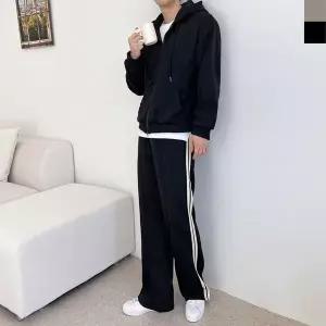 블레오 남자 커플 오버핏 투웨이 후드집업 팬츠 세트 DM25121415