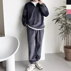 블레오 남자 기모 반집업 골덴 조거 상하 세트 DM2512161811