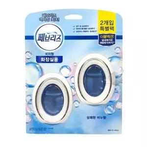 페브리즈 화장실용 비치형 방향제 6ml x 2개입 상쾌한 비누향