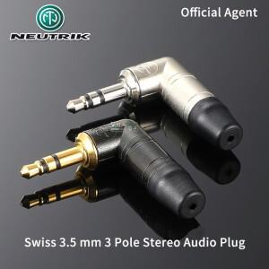 3.5mm 3 극 스테레오 오디오 플러그 NTP3RC-B 직각 HiFi 이어폰 남성 헤드셋 어댑터 DIY 헤드폰 용 솔더 잭