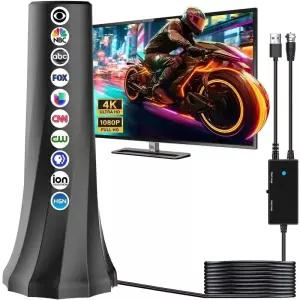 UHD안테나 TV 실내 지상파 수신기 VUELVE 2026 안테나 장거리 고출력 디지털 지역 채널용