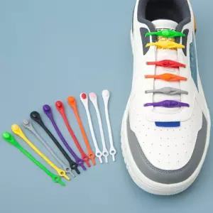 무매듭 신발끈 안풀리는 실리콘 신발끈 운동화끈 rQb9+1FkX