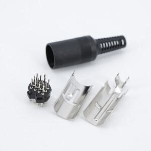 1PC DIN 플러그 13핀 남성 인라인 오디오 어댑터 커넥터 DIN-13P AV 키보드 컴퓨터 켄우드 아이콤용