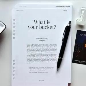 [문구/오피스] 2026 올인원 6공 다이어리 속지 1P 수입지 내지 리필