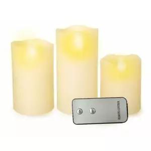 [Deco] 건전지조명 리모컨무드등 캔들형인테리어 램프구성 3P세트