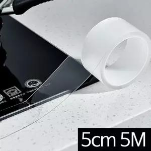 new 틈새차단 투명 실리콘테이프 (5cmx5m) 싱크대
