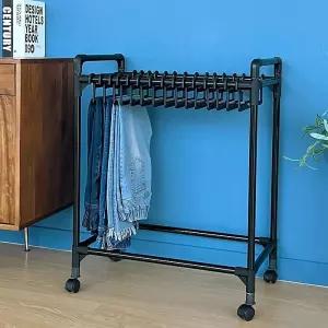 이동식 바지행거 1단 논슬립 바지걸이