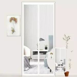 자석 문 모기장 90x210cm 화이트  방문모기장 문모기장방문용