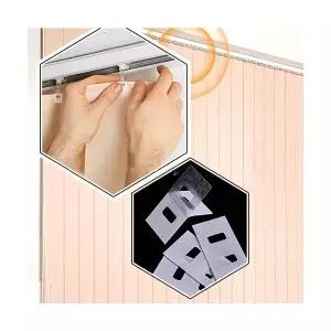 버티컬 커튼 구멍 수리 패치 투명 테이프 셀프 복원 커튼 홀 수선 보수 패브릭 스티커 1p