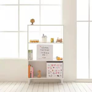 H6382 3단 3칸 다리형 책장 1color