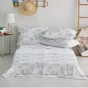 슈마켓 풍경 냉감이불 싱글S세트 그레이