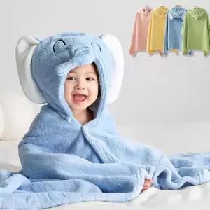 뽀송애니멀 아동 비치 후드 가운 목욕타올 205617