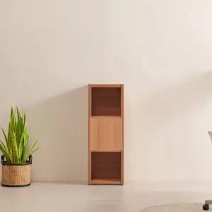 H6863 1단 도어 3단 틈새책장 430 3colors