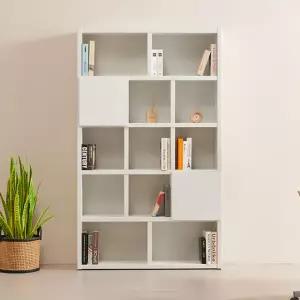 H6784 1단 도어 5단 책장 1200 1color