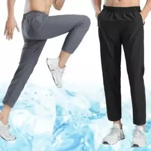 [JED] 여름 통기성 밴딩 슬랙스 아이스 찰랑 스판 일자 팬츠 정장 쿨링 바지