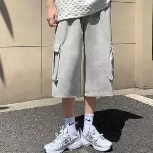 [JED] 버뮤다 와이드 여름 8부 팬츠 7부 반바지 배기 밴딩 편한 카고 남자 바지 데일리