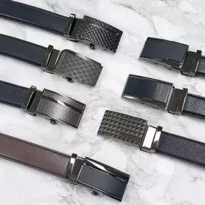 [JED] 남자벨트 남성벨트 국산 자동벨트 플럼도트 소가죽