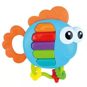 케이스키즈 감각발달완구 뮤지컬 피아노 물고기 (23006) 멜로디완구 유아 아기