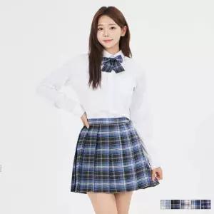 (5colors) 러블리 체크 플리츠 스커트(치마 타이) 교복