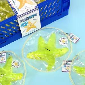 해산물 말랑이 3000 1박스 18개 (불가사리) 투명 키링