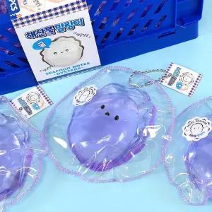 해산물 말랑이 3000 1박스 18개 (굴) 투명 키링