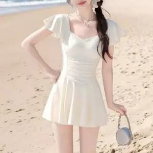 셔링 하트넥 원피스 수영복 여성용 예쁜 스윔웨어