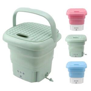 휴대용 미니 세탁기 접이식 100 속옷 여행 240V 캠핑 양말 가정용