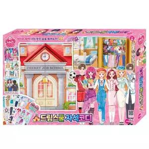 원앤원 인형놀이 체리 드림스쿨 자석코디 코디놀이 엄마놀이 소꿉놀이