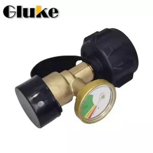 가스계량기 측정기 QCC 프로판 탱크 게이지 레벨 표시기 기 가스 압력계 RV 캠핑카 실린더 바베큐 그릴 히