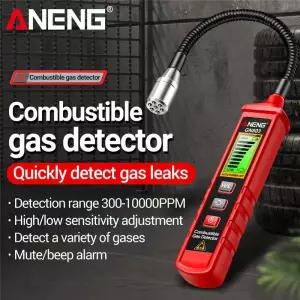 가스계량기 측정기 가연성 가스 기 가스탱크 테스터 -10~60 ℃ 20~80RH LCD 디스플레이 센서 미터음향 조명