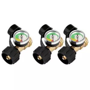 가스계량기 측정기 프로판 탱크 게이지 레벨 표시기 QCC1 1 연결 RV 캠핑카 실린더용 바베큐 가스 그릴 히