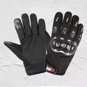 스포츠 바이크 장갑 터치스크린 방한용 남성 반손가락