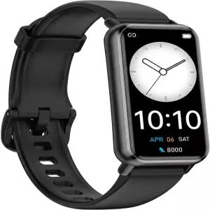 롱 배터리 페도미터 시계 14일 수명 슬림 디자인 노 앱/폰 필수 피트니스 트래커 50미터 방수 스마트 워치