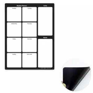 유리타일 붙이는 주간계획표 자석 탈부착 스케줄러