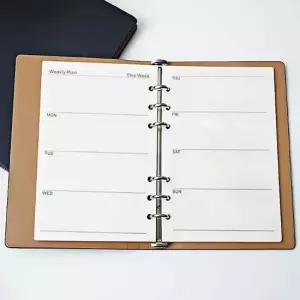 A5 6공 다이어리 속지 180매 모조지 용품