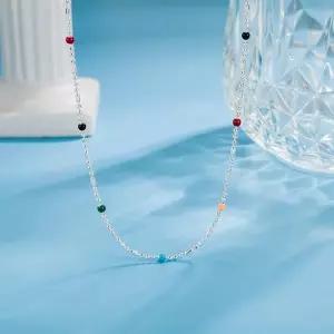 [디작소]여성 여름 컬러풀 콩 미니멀 심플 목걸이 팔찌 (33505156)