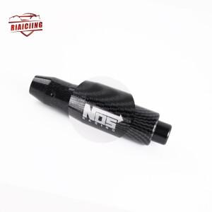 범용 알루미늄 탄소 섬유 모양 자동차 기어 스틱 시프트 노브 시프터 레버, 액세서리 수정 부품