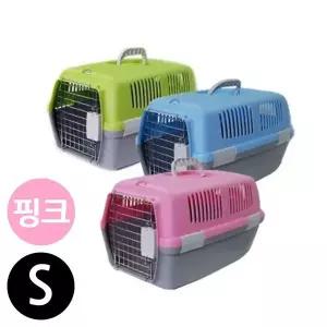 S 애견용 이동장 핑크 칼라