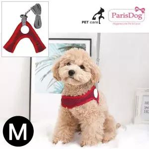 촘촘 M 매쉬하네스 리드줄세트 레드