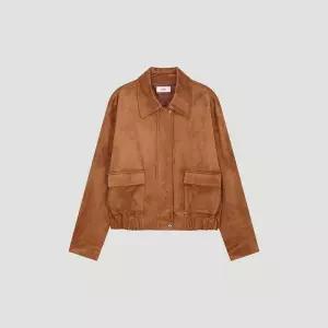 [백화점 정품] 리스트 스웨이드 블루종 점퍼 TWWJPP52080