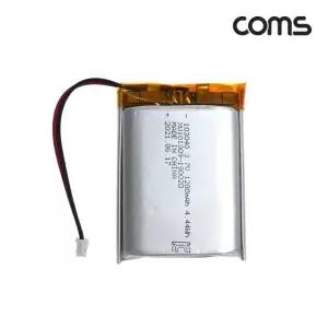 [파워쇼핑몰샵] 컴스 103040 충전지 배터리 리튬 폴리머 3.7V 1200mAh UB573