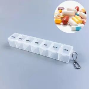 휴대용약통 다용도 휴대용 알약케이스 요일 약 보관 케이스 DD-10965 약통케이스 스마트