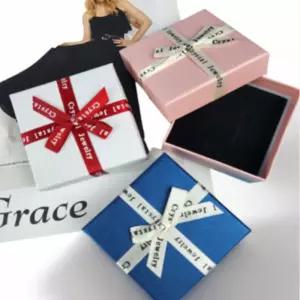 리본 목걸이 선물 상자 케이스 주얼리 반지 포장 박스 K268 EjX9+6cKQ