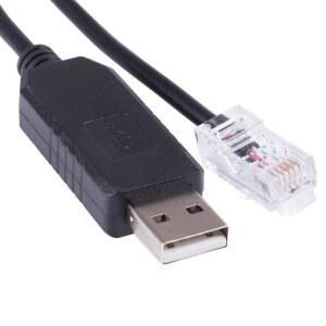 Suamdoen SRNE ML2430 태양광 충전 케이블 MPPT 충전기 컨트롤러 USB RS232 직렬 6P6C 컨버터 어댑터 6피트(FT231XS 칩셋 지원), Win 7 /8 /10 /XP /Android /Mac /Linux /etc