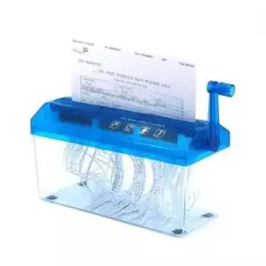 [문구] 플라스틱세절기 서류 파쇄기 중요 문서세단기 수동