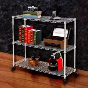 [생활] 메탈선반 1200 3단 스텐선반 스탠선반